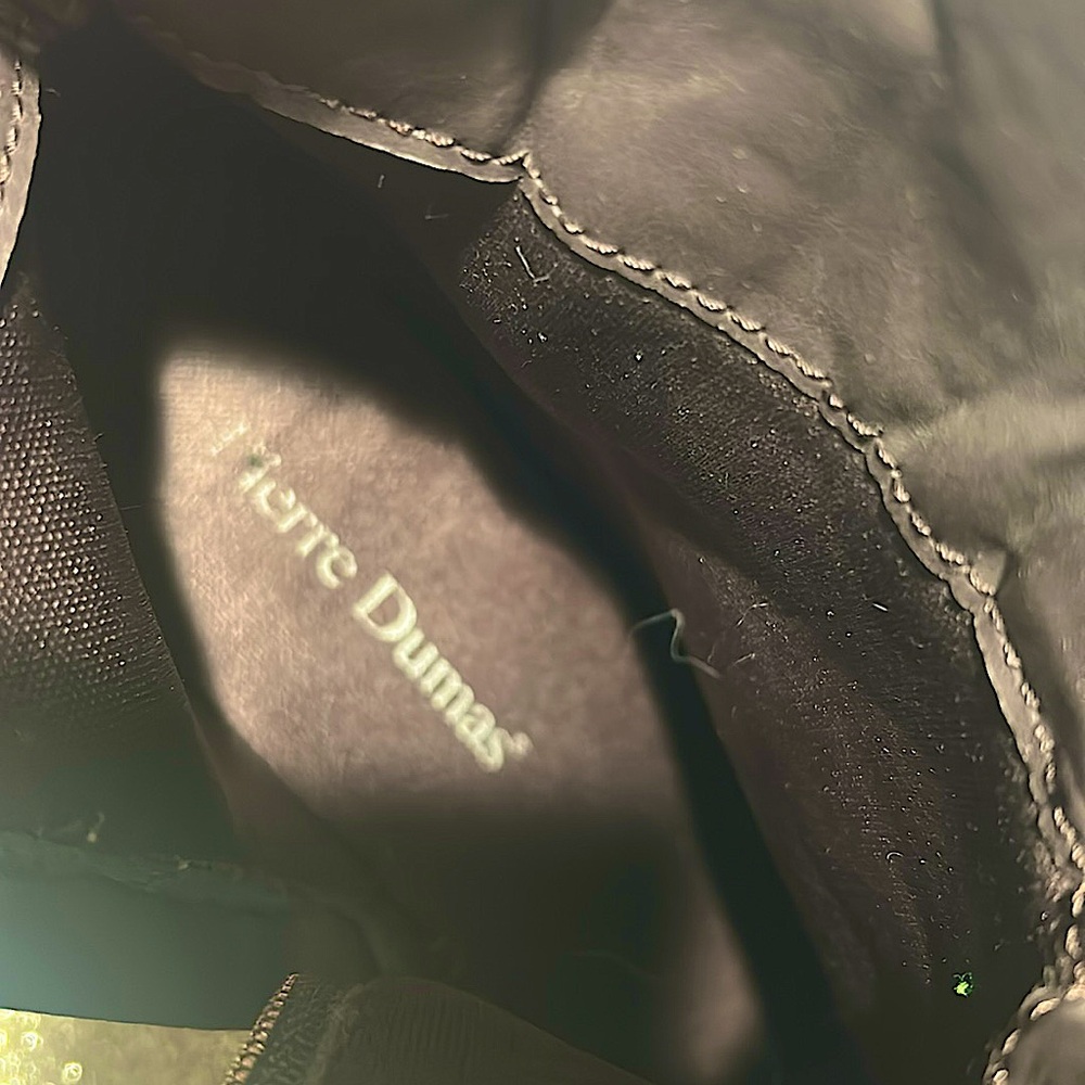 👢Pierre Dumas Brown Booties
 -With Back Tie Detail
SUPER CUTE! - Picture 4 of 5